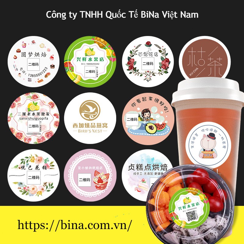 In tem nhãn - Nhà máy sản xuất in tem nhãn giá rẻ Hà Nội